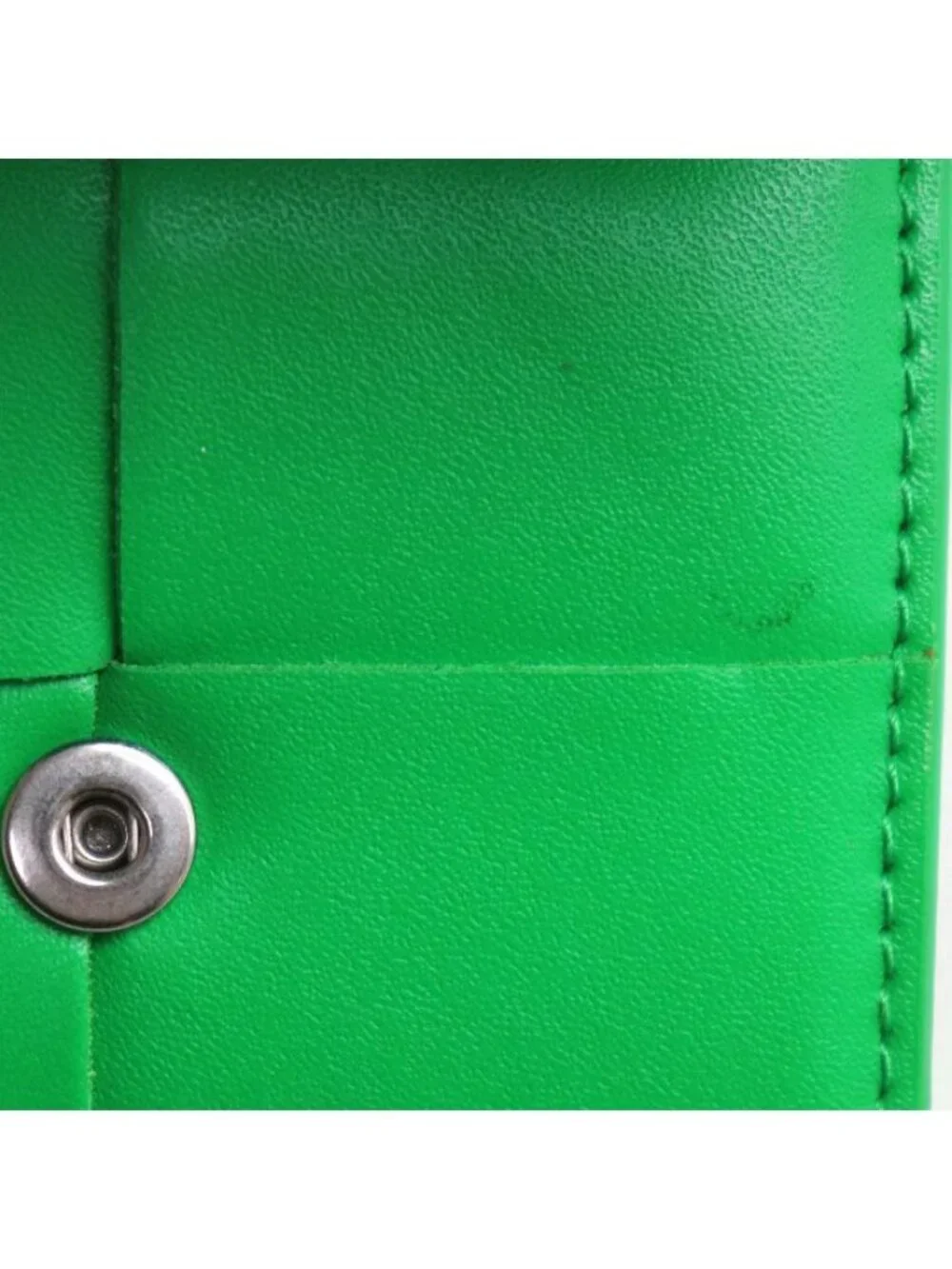 Bottega Veneta Maxi Intrecciato Coin Case Green